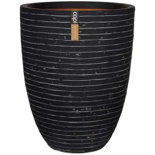 Capi Vaso Elegante e Baixo Nature Row 36x47 cm Antracite KRWZ782