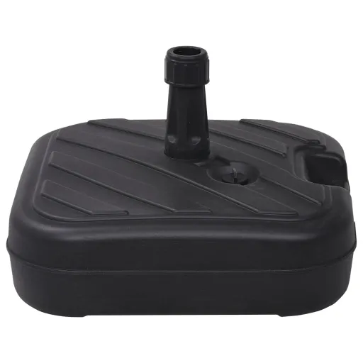 Base para Guarda-Sol com Areia/Água 24 L Preto