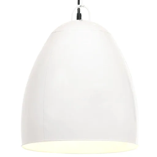 Candeeiro Teto Industrial Redondo 25 W 42 cm E27 Branco