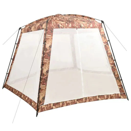 Tenda para Piscina 500x433x250 cm Tecido Camuflagem