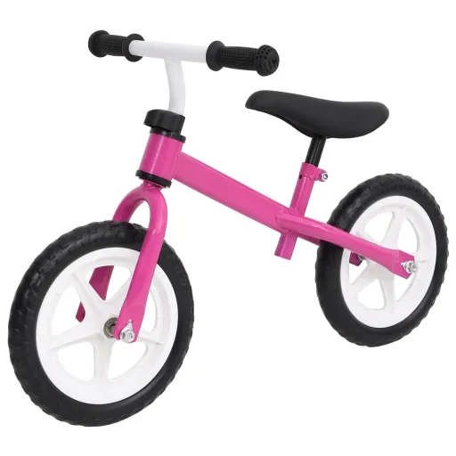 Bicicleta de Equilíbrio com Rodas de 9,5" Rosa