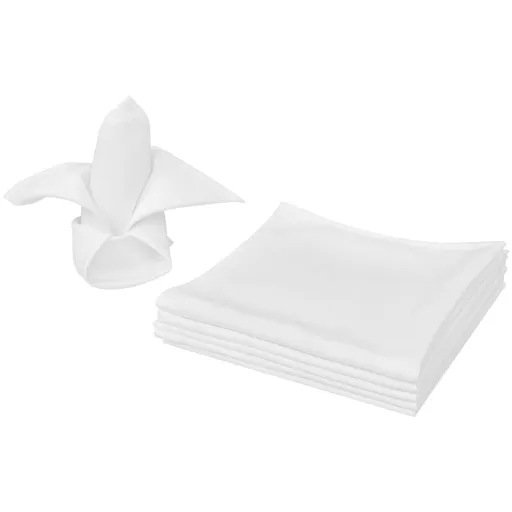 Guardanapos de Jantar   50 x 50 cm Branco (25 pcs)