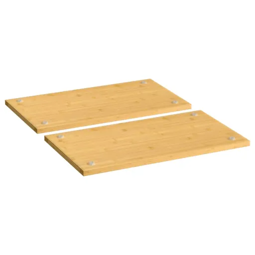 Coberturas para Fogão   50x28x1,5 cm Bambu (2 pcs)