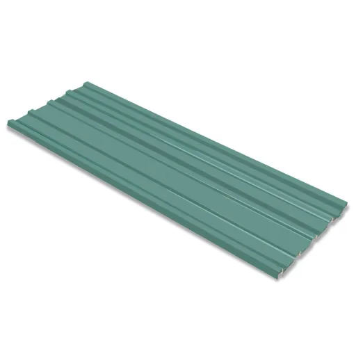 Painel de Telhado   em Aço Galvanizado Verde (12 pcs)