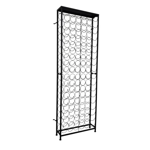 Suporte Vertical para Garrafas de Vinho, Metal por 108 Garrafas