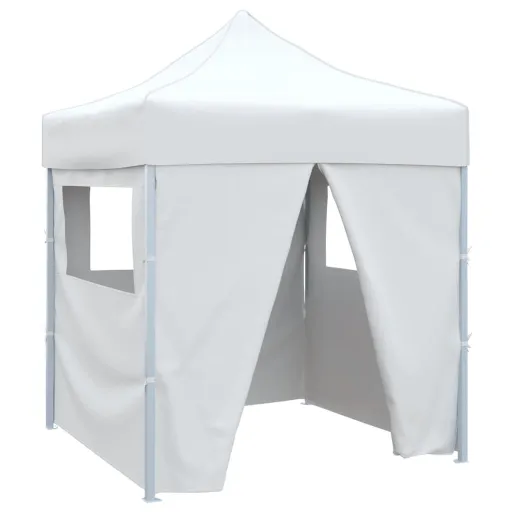 Tenda Dobrável Profissional Festas 4 Paredes 2x2m Aço Branco