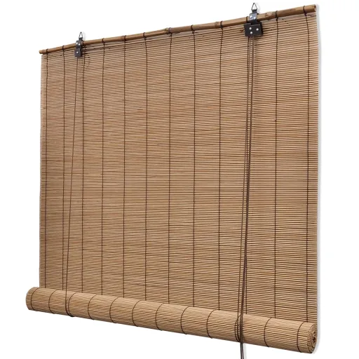 Estore de Enrolar 150 x 220 cm Bambu Castanho