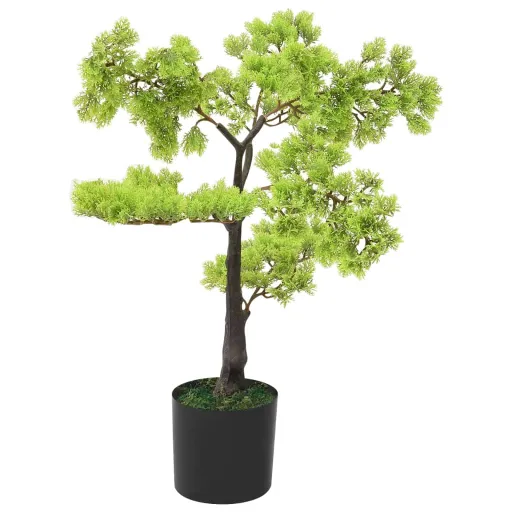 Bonsai Cipreste Artificial com Vaso 60 cm Verde