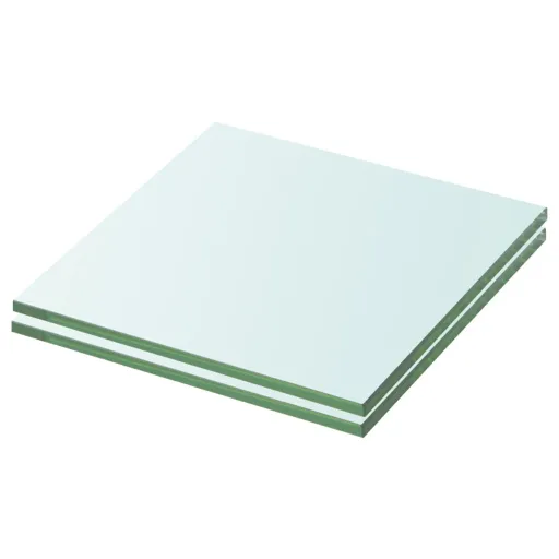 Prateleiras   20x15 cm Vidro Transparente (2 pcs)