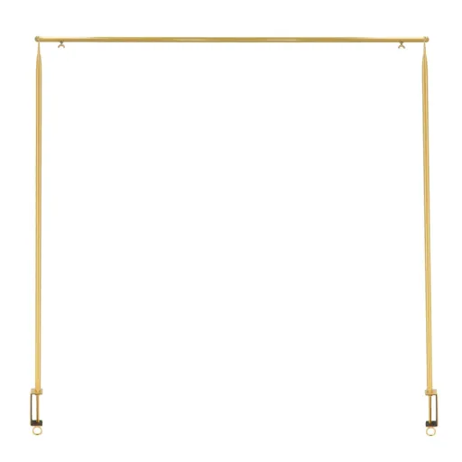 Esschert Design Haste de Mesa Decorativa com Grampo Dourado