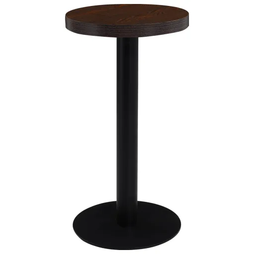 Mesa Bistrô 40 cm MDF Castanho-Escuro