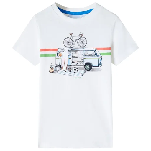 T-Shirt Infantil Cor Cru 92