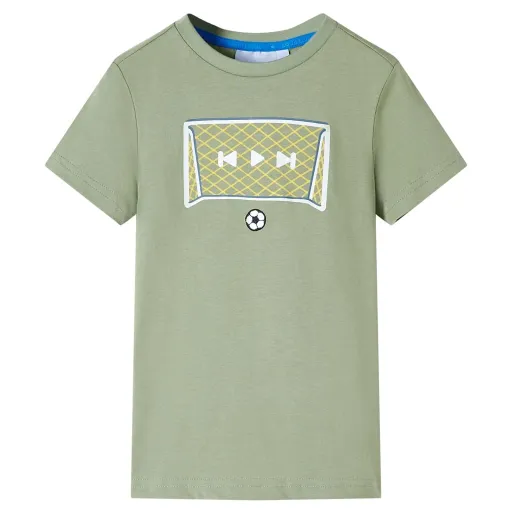 T-Shirt Infantil Caqui-Claro 104