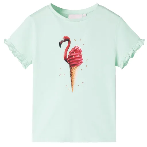 T-Shirt Infantil Menta-Claro 116