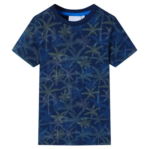 T-Shirt Infantil Azul-Escuro 104