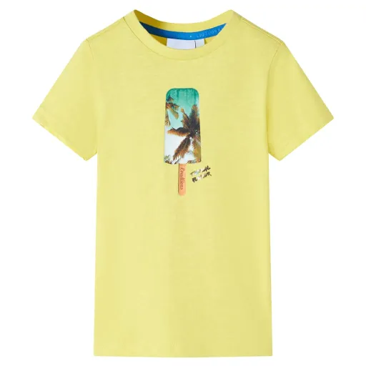 T-Shirt de Criança Amarelo 92