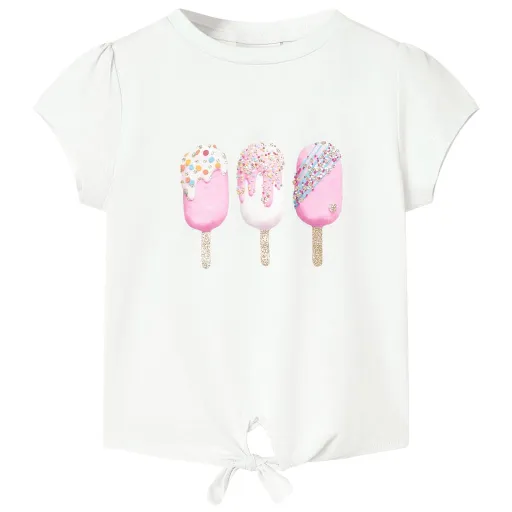 T-Shirt Infantil Cor Cru 128