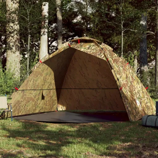 Tenda de Campismo para 4 Pessoas Libertação Rápida Camuflagem