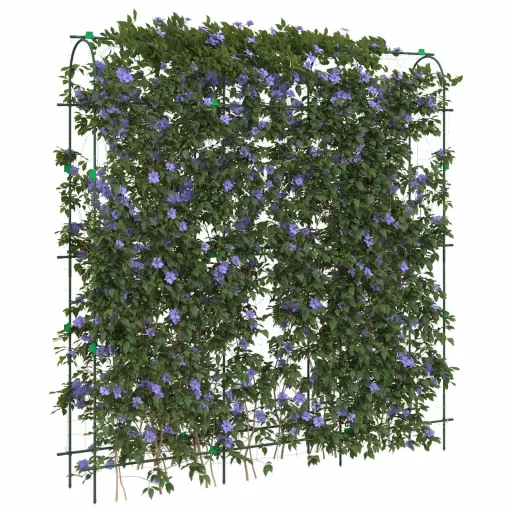 Treliças Jardim p/ Plantas Trepadeiras   Estrutura em U Aço (2 pcs)