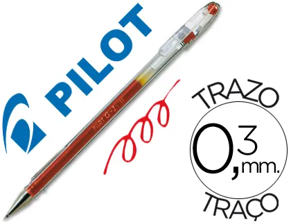 Esferografica Pilot g-1 Vermelho Tinta Gel