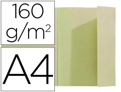 Classificador Exacompta Din A4 Verde 160 gr com Aba Interior