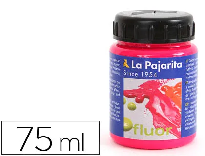 Pintura Latex la Pajarita f-04 Magenta Fluorescente 75ml