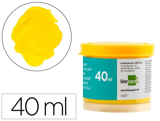 Guache Escolar 40 Ml Amarelo