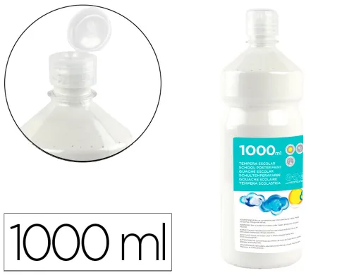 Guache Escolar 1000 Ml Branco