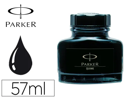 Tinta Parker Quink Preta Frasco 57 Ml