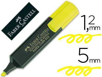 Marcador Fluorescente Faber Textliner 48-07 Amarelo