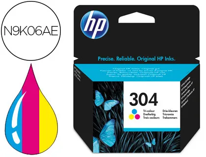 Tinteiro HP n.304 Deskjet 3000 / 3720 / 3730 Tricolor 100 Pag