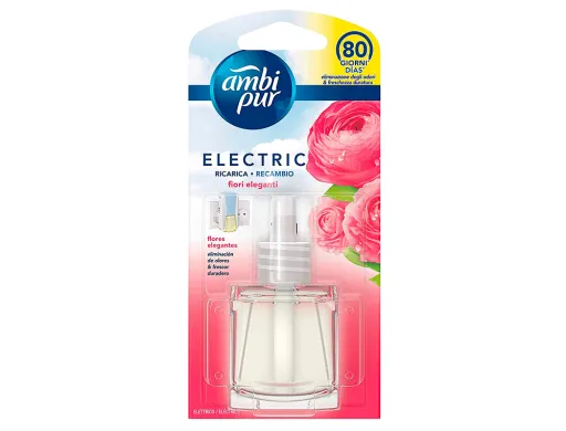 Ambientador Ambi Pur Electrico 3 Volution Nuvens de Algodao Recarga 21,5 ml