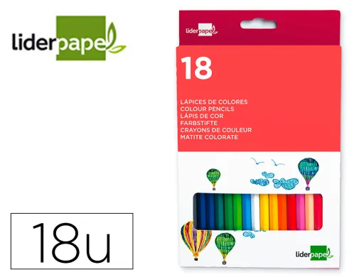 Lápis de Cores 18 Unidades