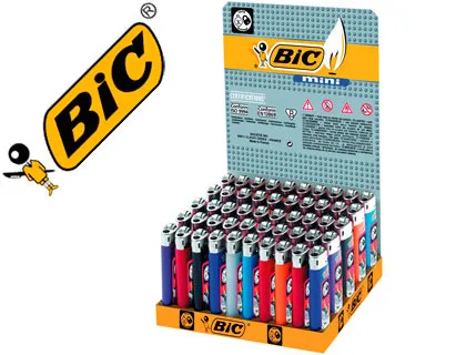 Isqueiro Bic Mini, Cores Sortidas