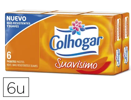 Lencos Colhogar Pack com 6 Unidades