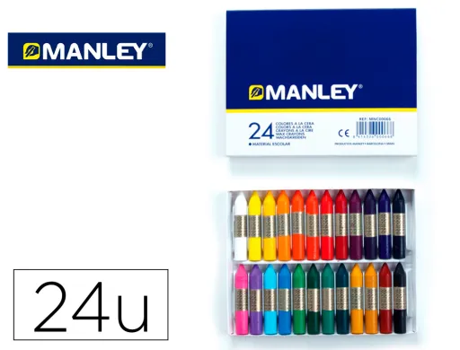 Lapis Cera Manley 24 Cores