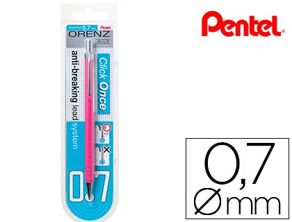 Lapiseira Pentel Orenz 0,7 mm -Rosa-em Blister de 1 Unidade