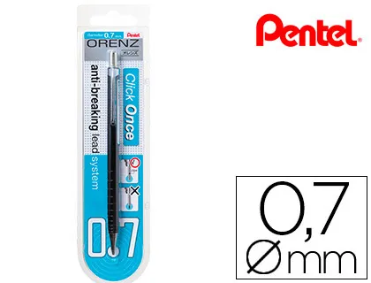 Lapiseira Pentel Orenz 0,7 mm -Preto-em Blister de 1 Unidade