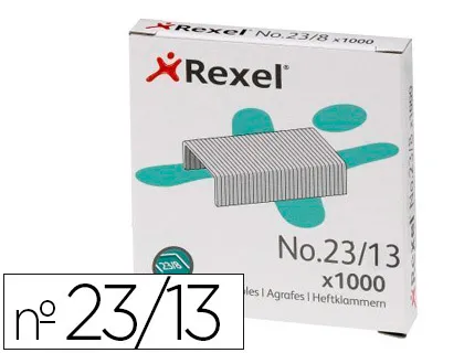 Agrafes Rexel 23/13 Aco Caixa 1000 Unidades