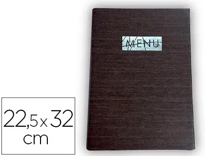 Porta Menus 22,5 X 32 cm com Proteção Nas Esquinas para 2 Folhas