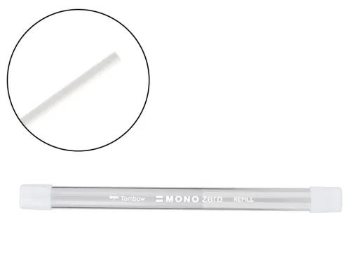 Recarga Porta Borrachas Tombow Mono Zero Redonda 2,3 mm Diametro Tubo com 2 Unidades