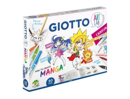 Conjunto Criativo Giotto Art Lab Manga