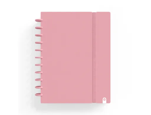 Caderno Carchivo Ingeniox Foam A5 80 F Quadricula Rosa Pastel