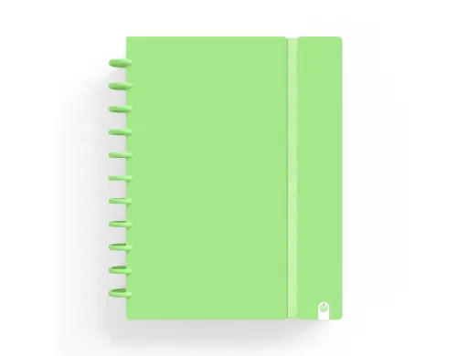 Caderno Carchivo Ingeniox Foam A5 80 F Quadricula Verde Pastel