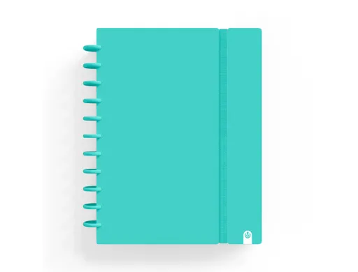 Caderno Carchivo Ingeniox Foam A5 80 F Quadricula Menta Pastel