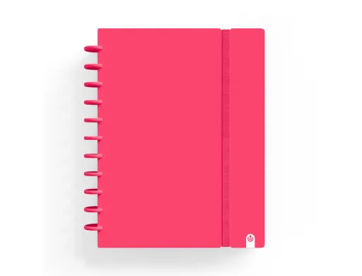 Caderno Carchivo Ingeniox Foam A5 80 F Quadricula Vermelho