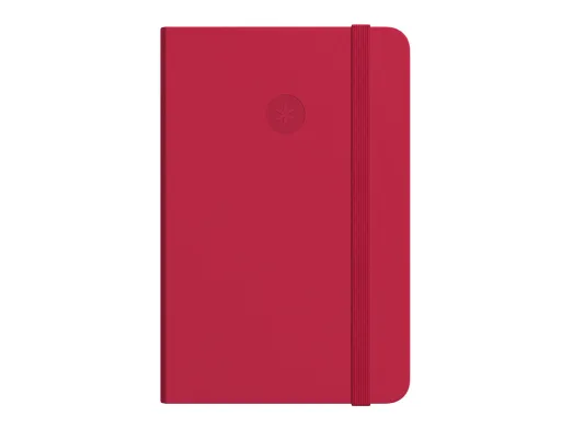 Caderno com Elastico Antartik Notes Capa Dura a4 Quadriculado Vermelho 100 Folhas 80 gr Fsc