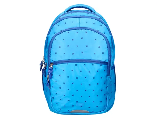 Mochila Escolar Multibolso Desenho Azul 450x145x300 mm