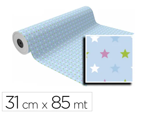 Papel Fantasia Basika In2104-a Bobine Largura 31 cm Comprimento 85 m Peso 2 kg Gramagem 60 gr