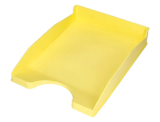 Bandeja de Secretária Q-Connect Amarelo Pastel Opaco 240x70x340mm